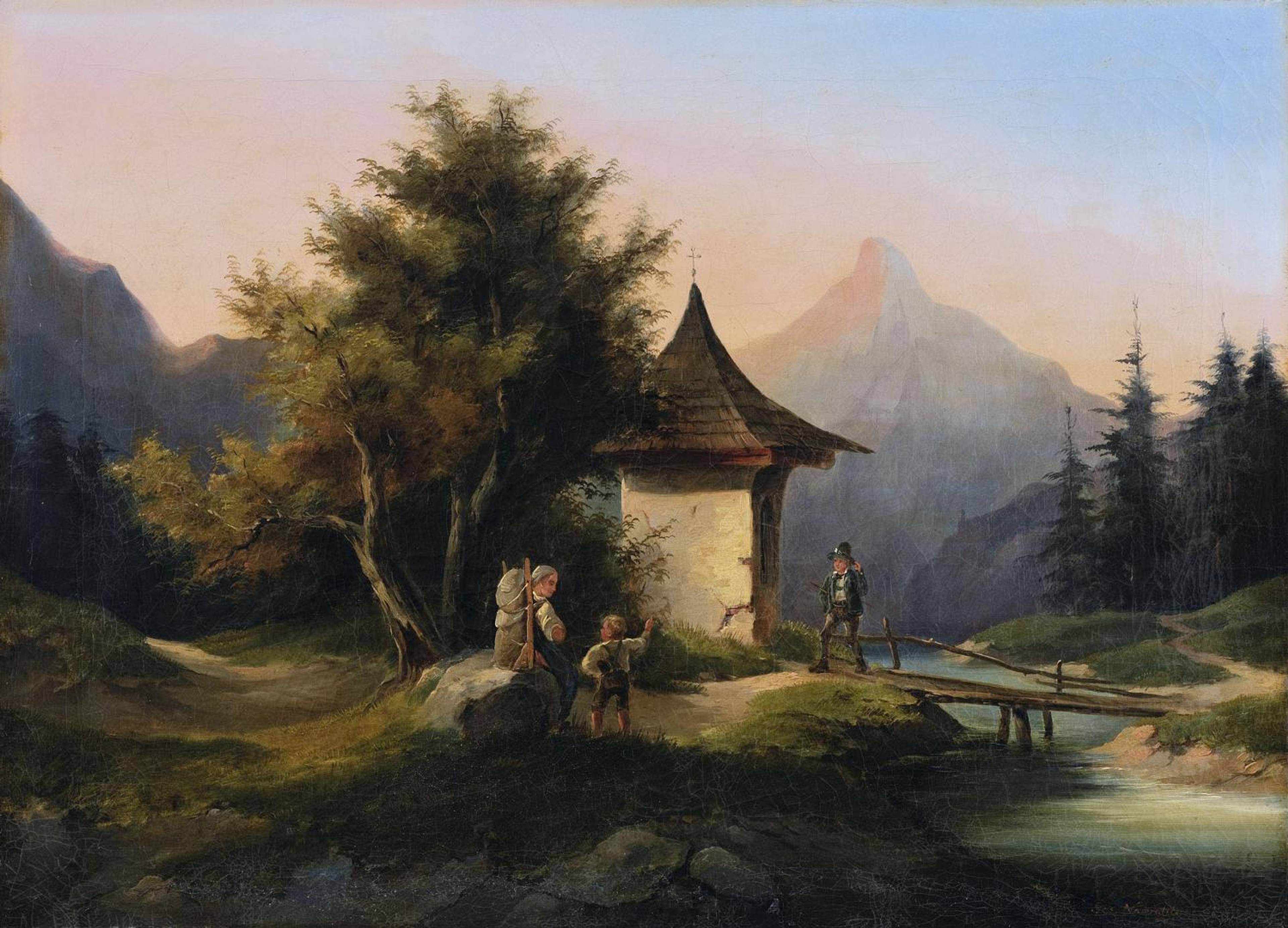 400869_Josef_Matej_Navratil_Romanticka_krajina_s_kaplickou_A4.jpg