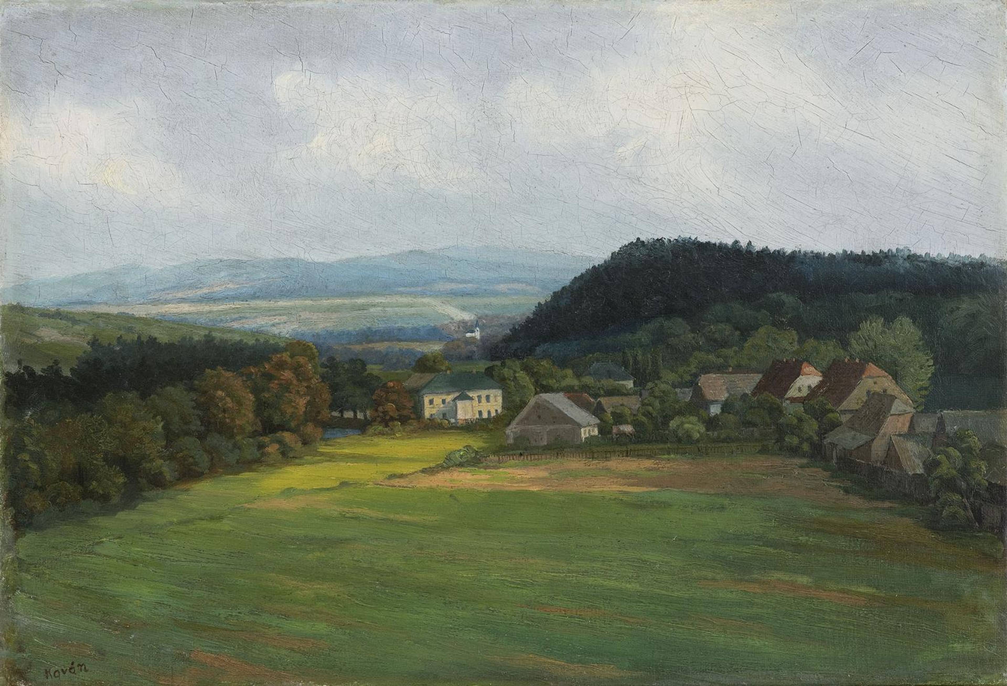 402572_F_Kavan_Krajina_s_vesnici_a_zameckem_A4.jpg