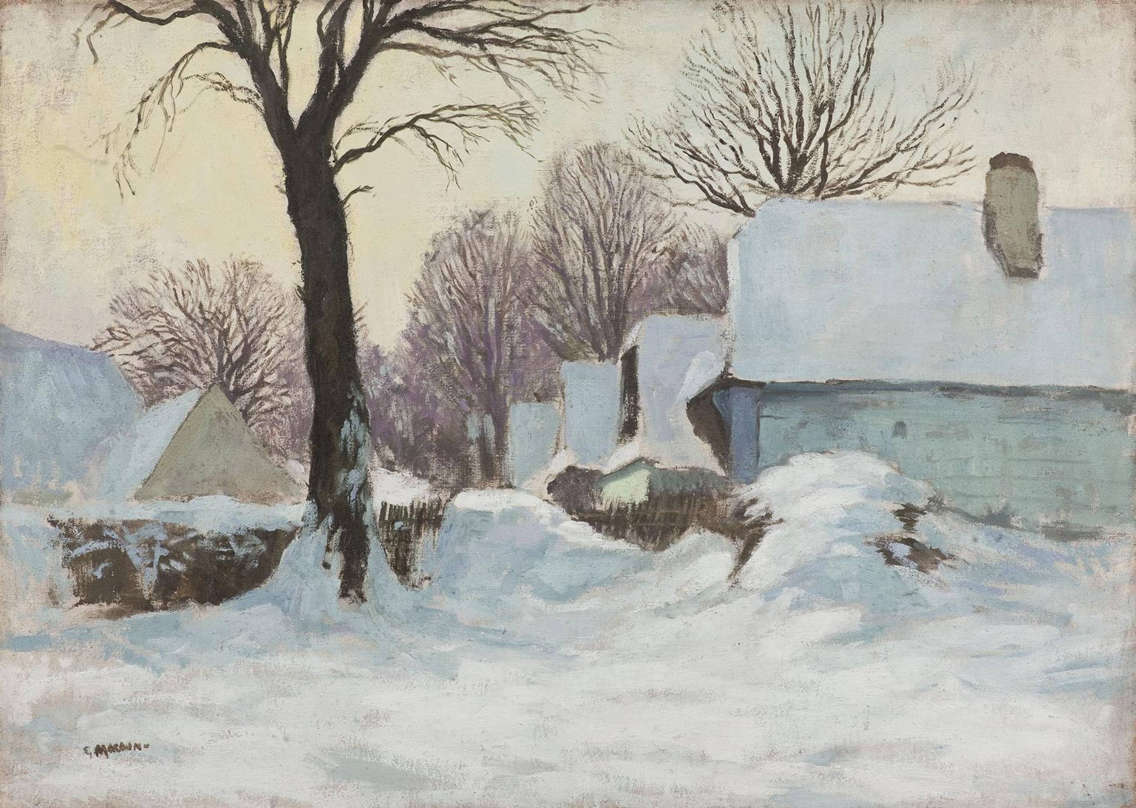 402657_Gustav_Macoun_Zasnezena_vesnicka_staveni_A4.jpg