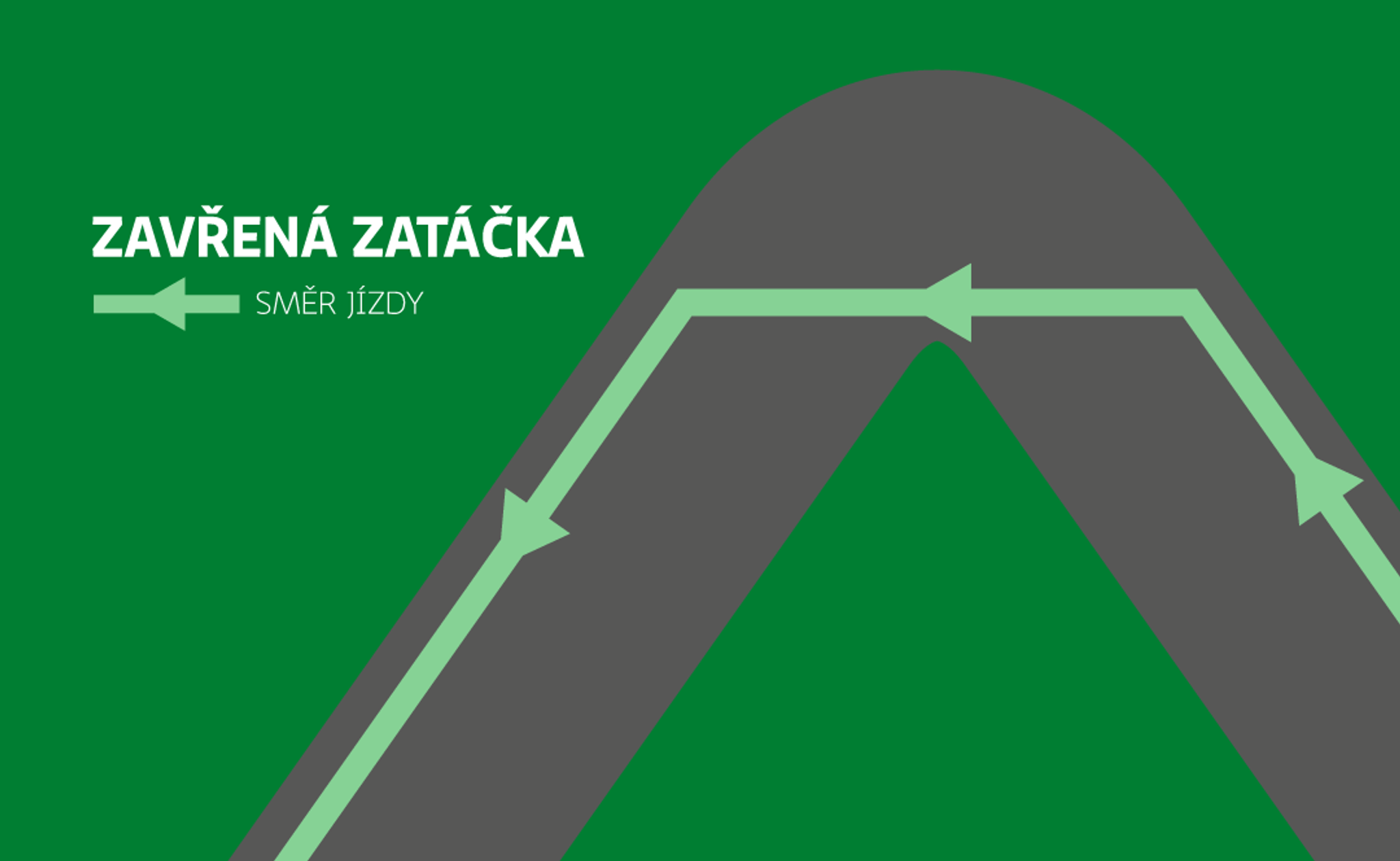 Jak na kole projet zavřenou zatáčku