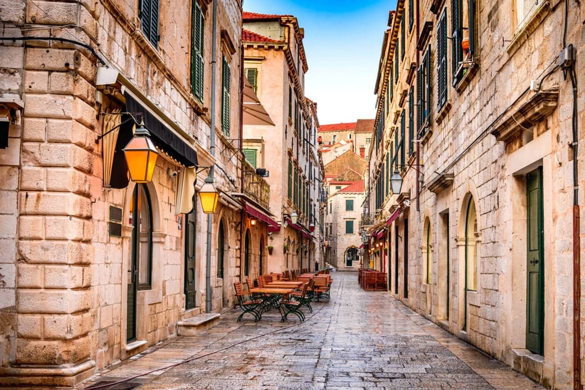 Dubrovník – ulička ve městě