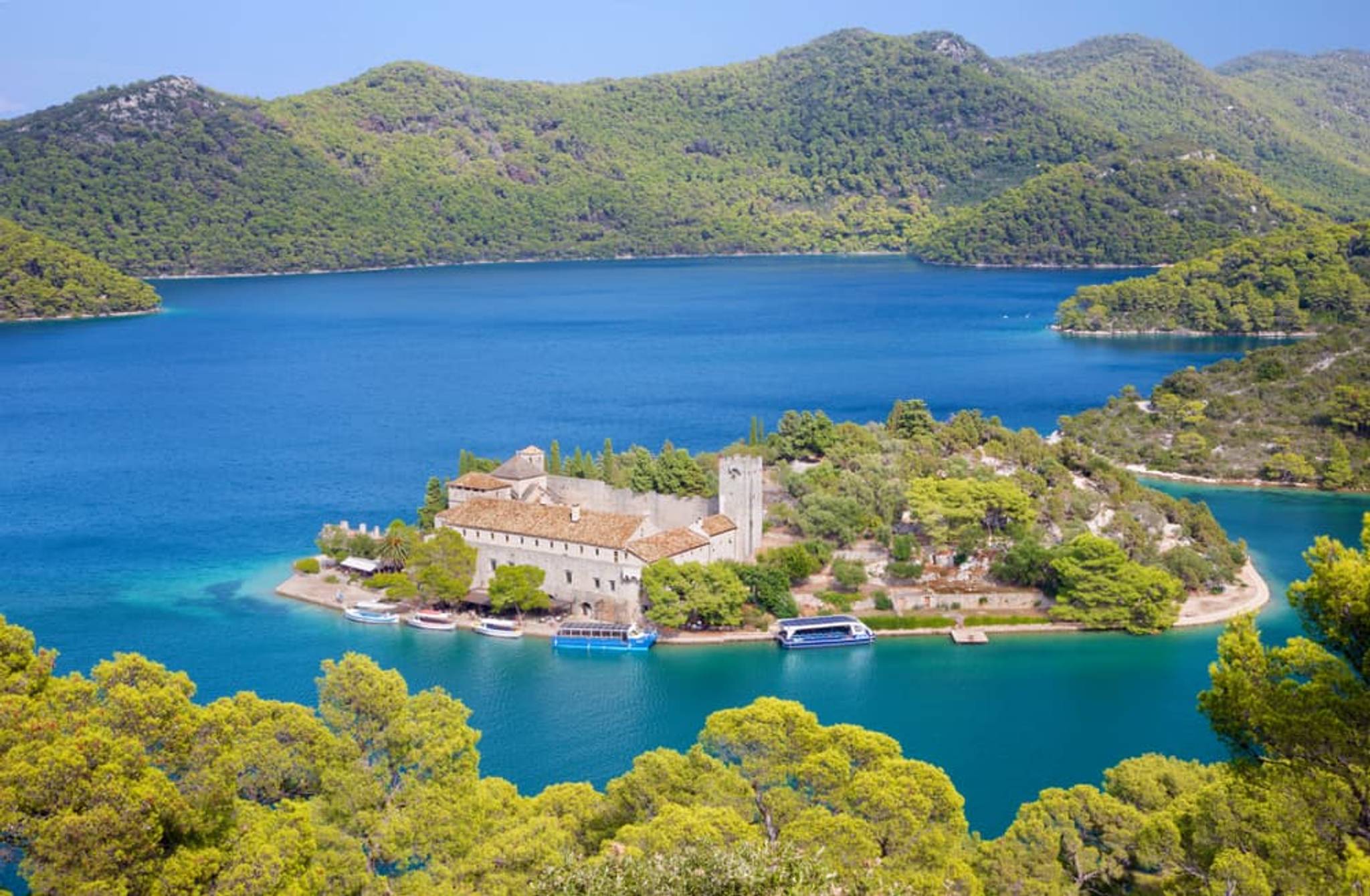 Korčula – klášter na ostrově Mljet