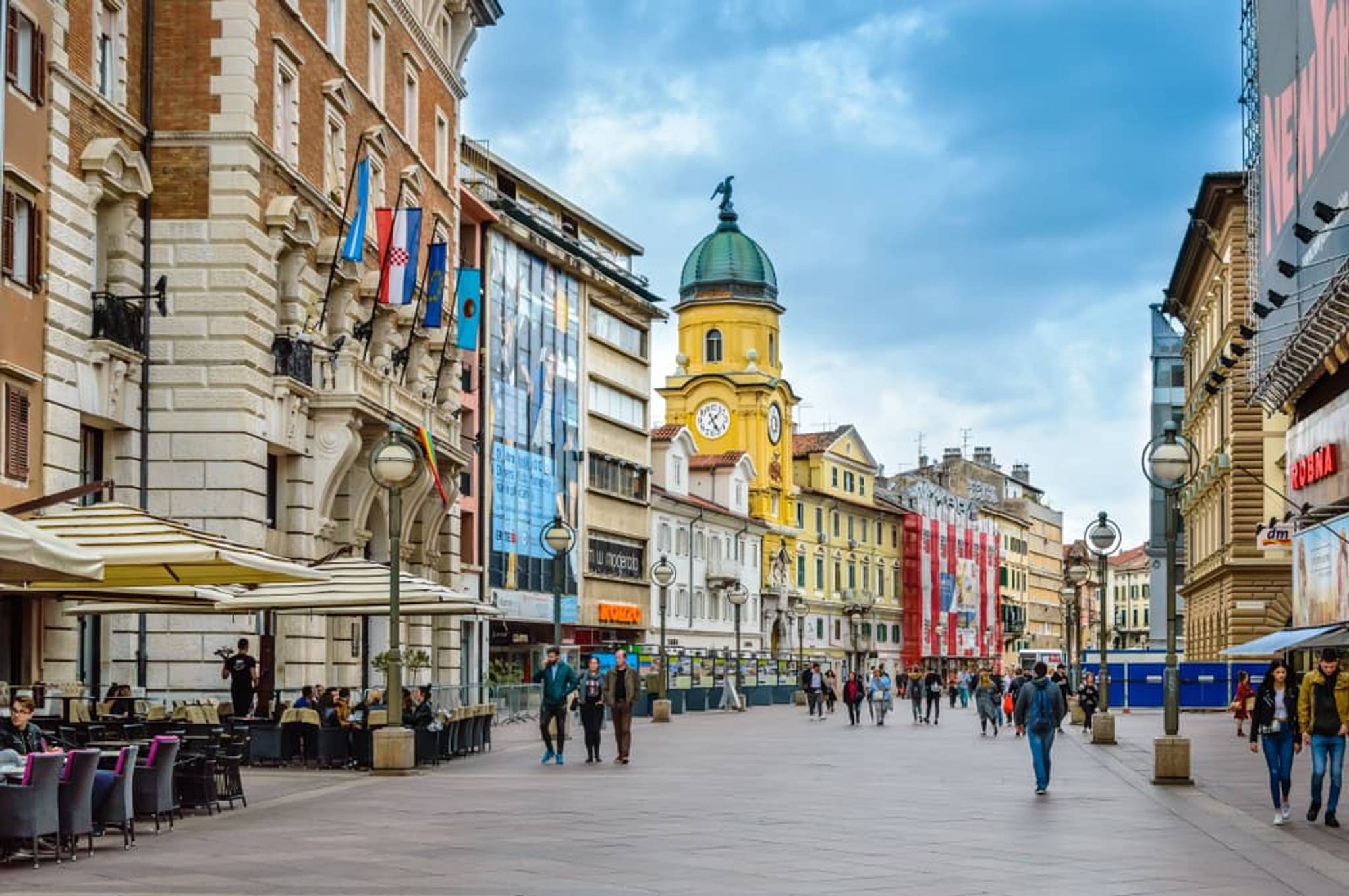 Rijeka – hlavní promenáda