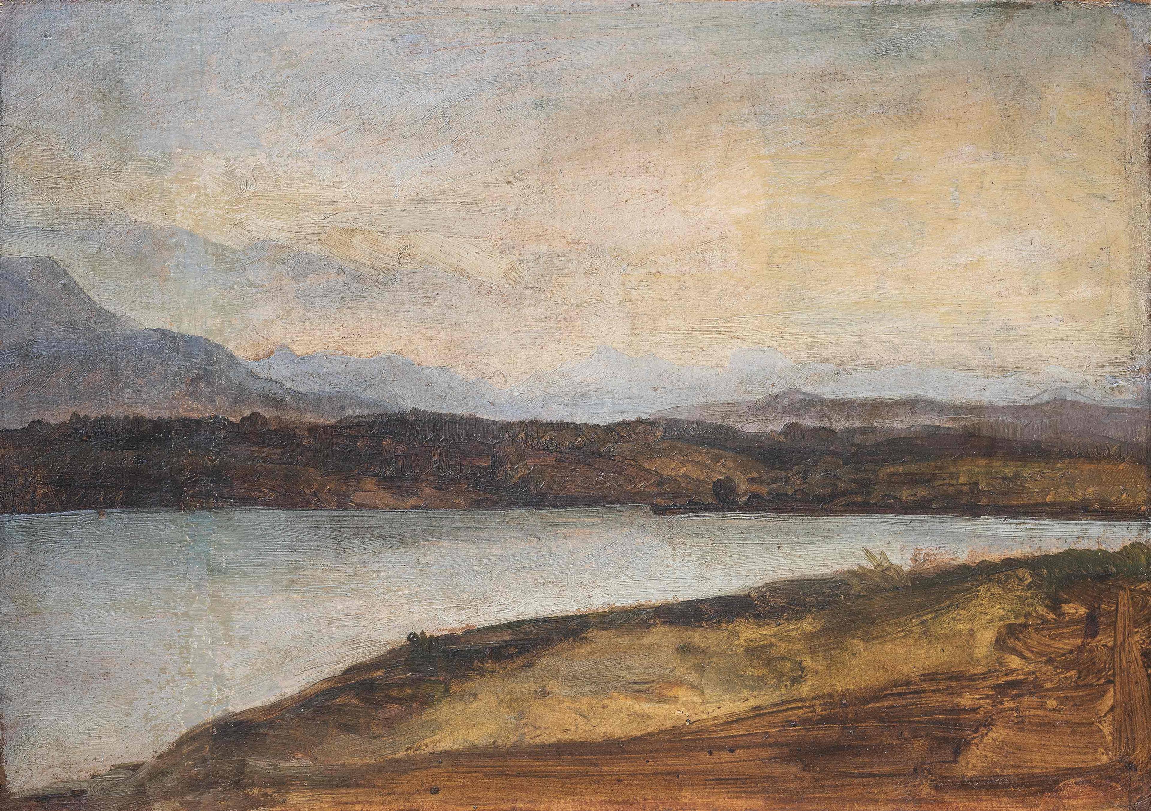 Josef_Manes_Motiv_od_gmondenu_olej_nelepence_17,5x24,5cm_kolem1843_ss