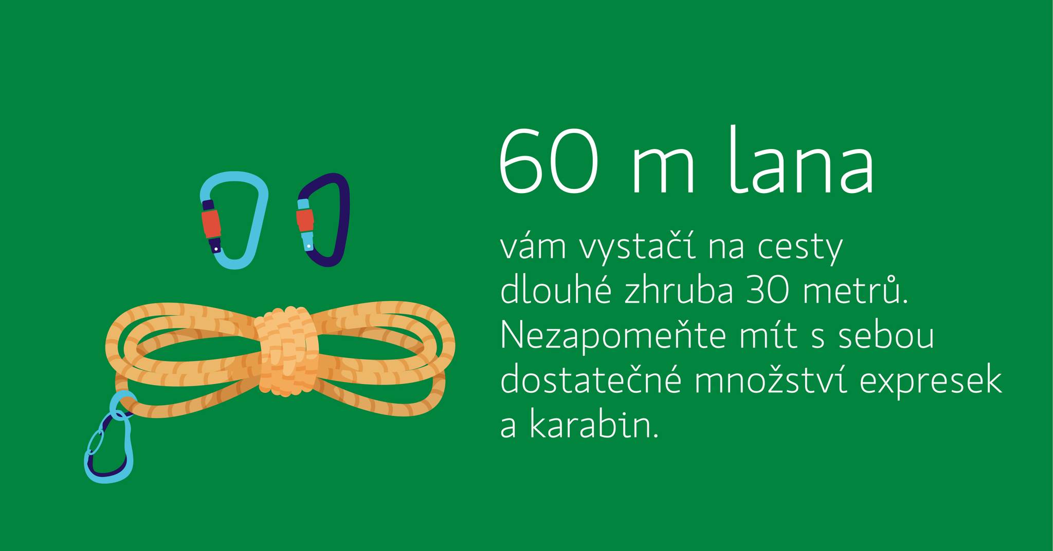Doporučené vybavení na skály