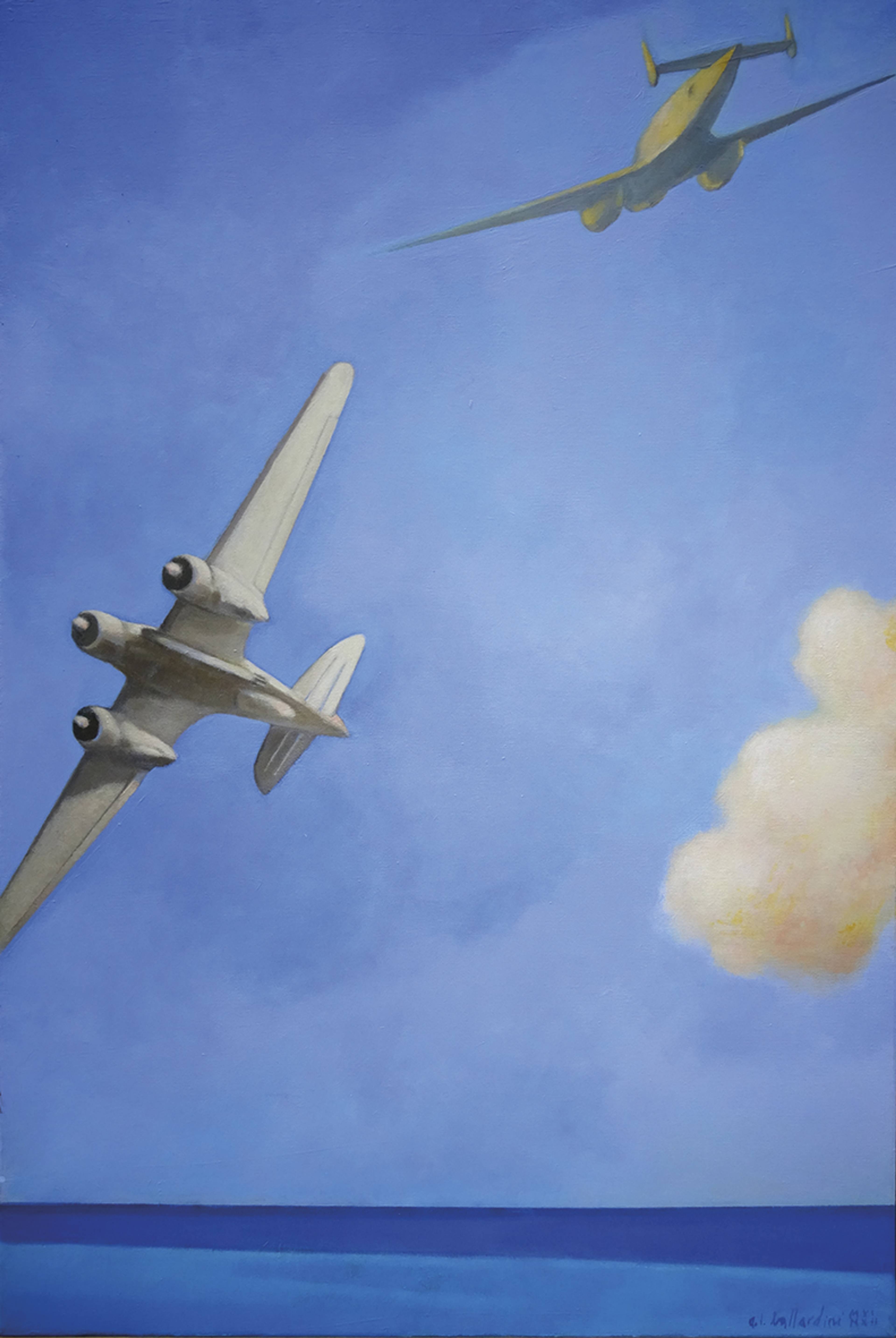 Ales-alere-(jako-racci-nad-mořem),-akryl-na-plátně,-90 x 70cm, 2023_ok