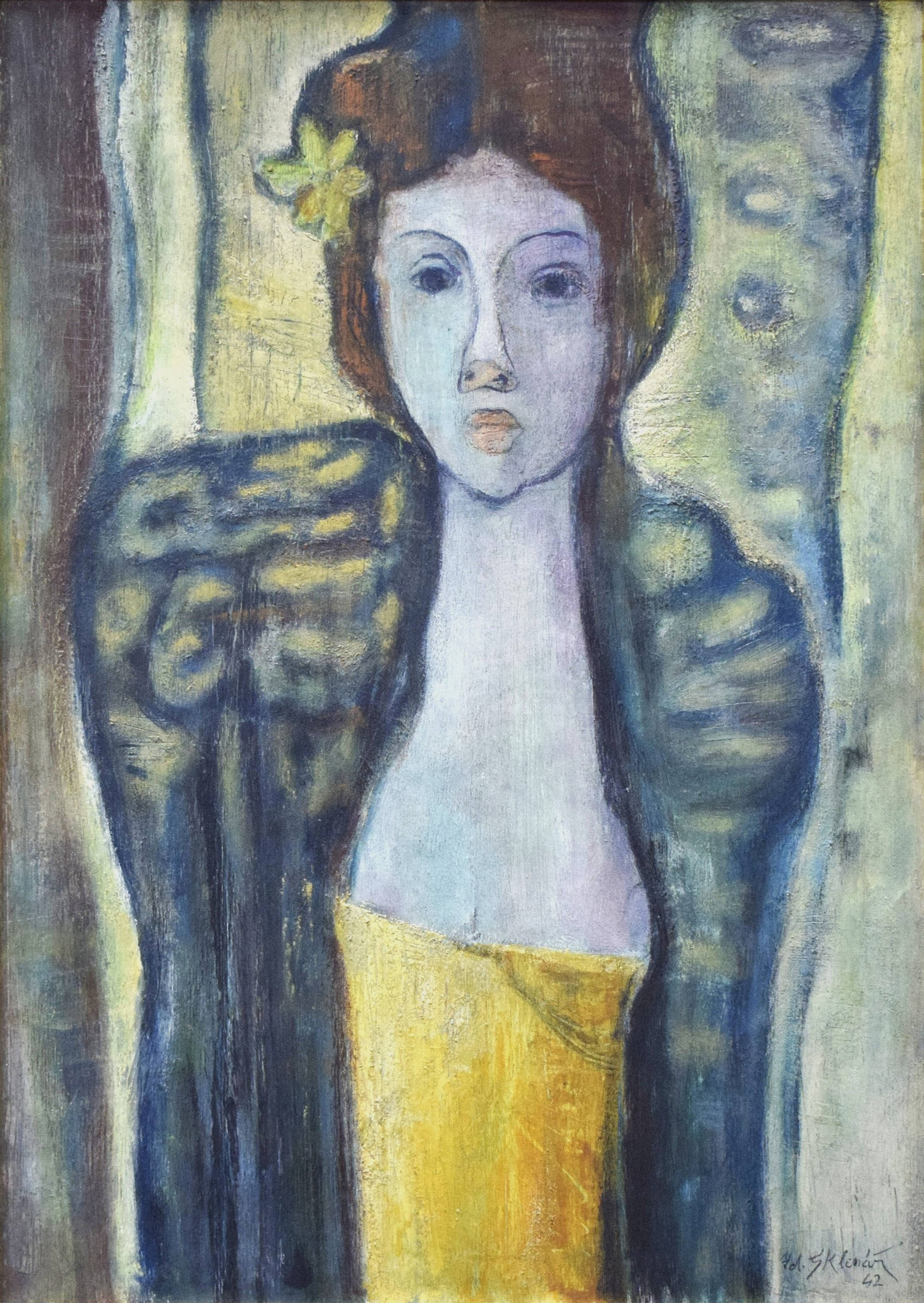 Sklenář Zdeněk_ 60x43, Podobizna dámy(1změny)