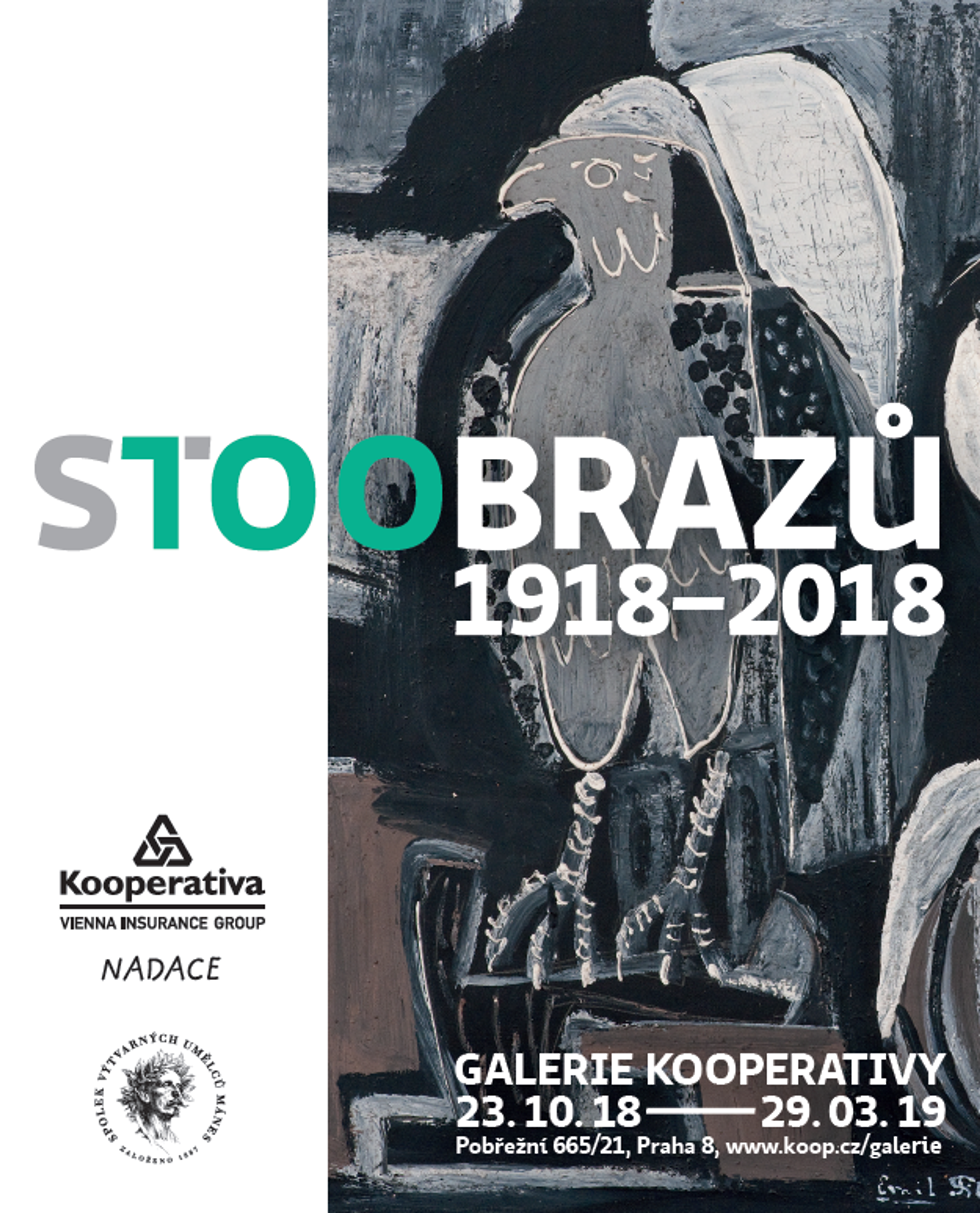Sto obrazů 1918-2018 - poster