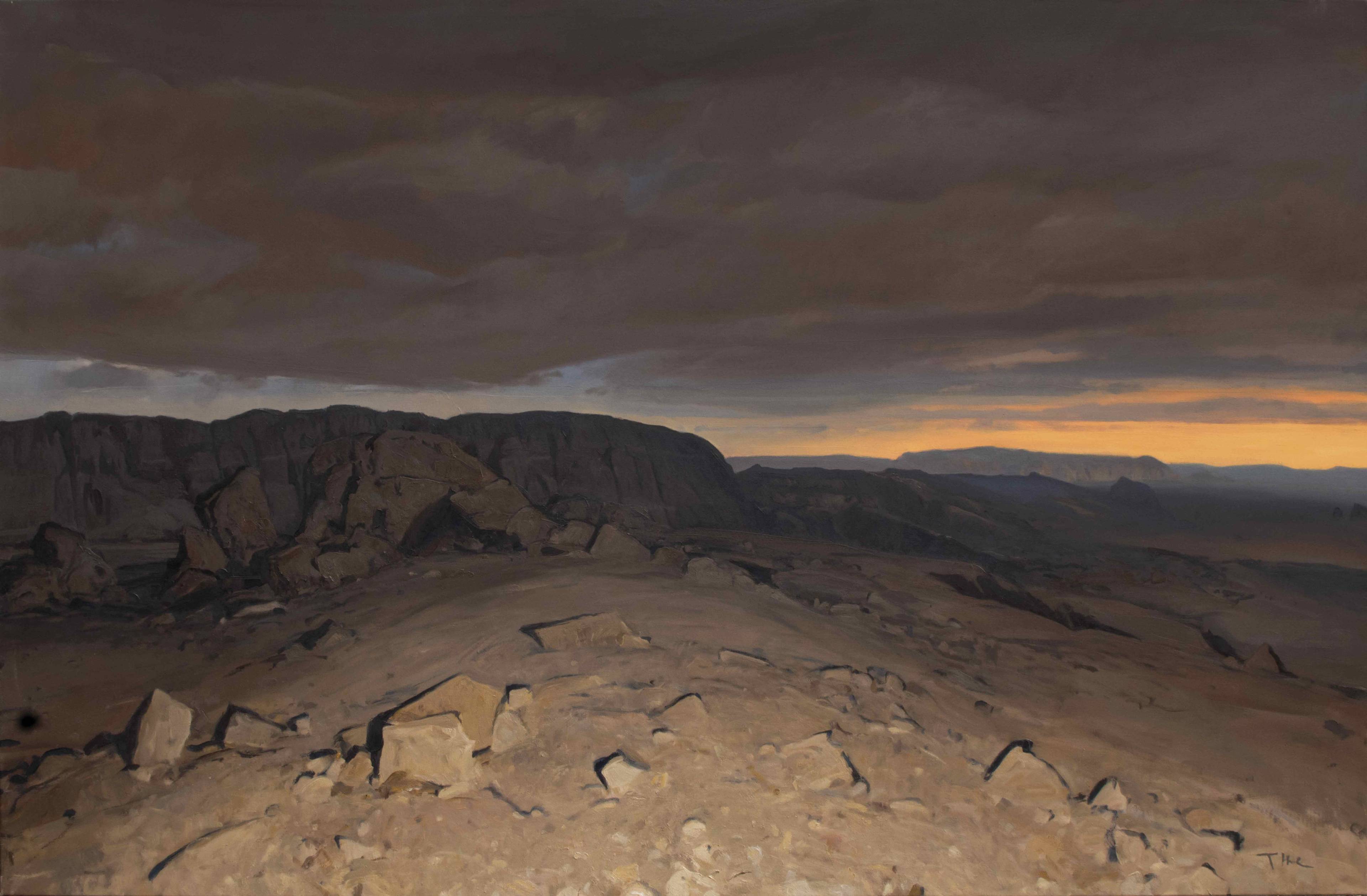 Pustina,Olej-na-plátně,145x220cm,2023